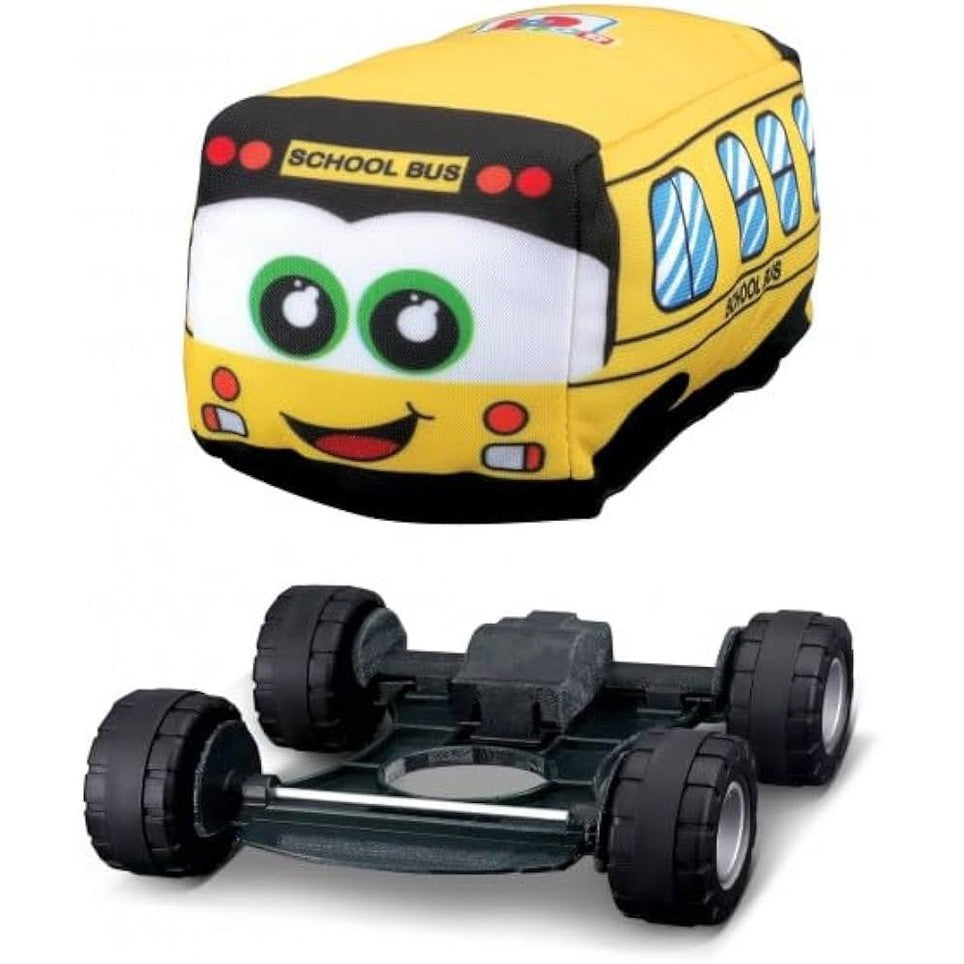 BB Junior My 1st Soft Car School Bus Toy, Yellow by Burago