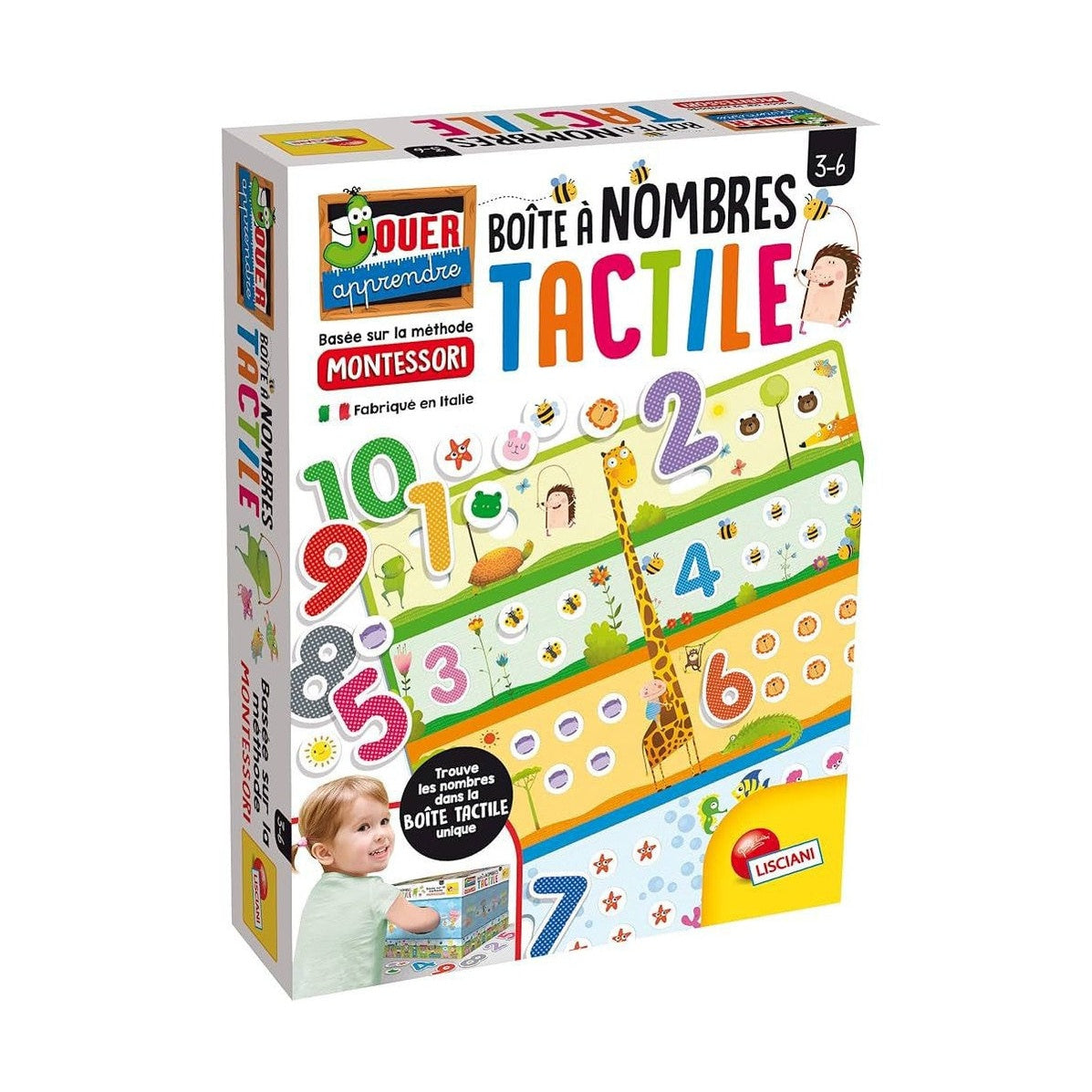 BOITE A NOMBRES TACTILE by Lisciani