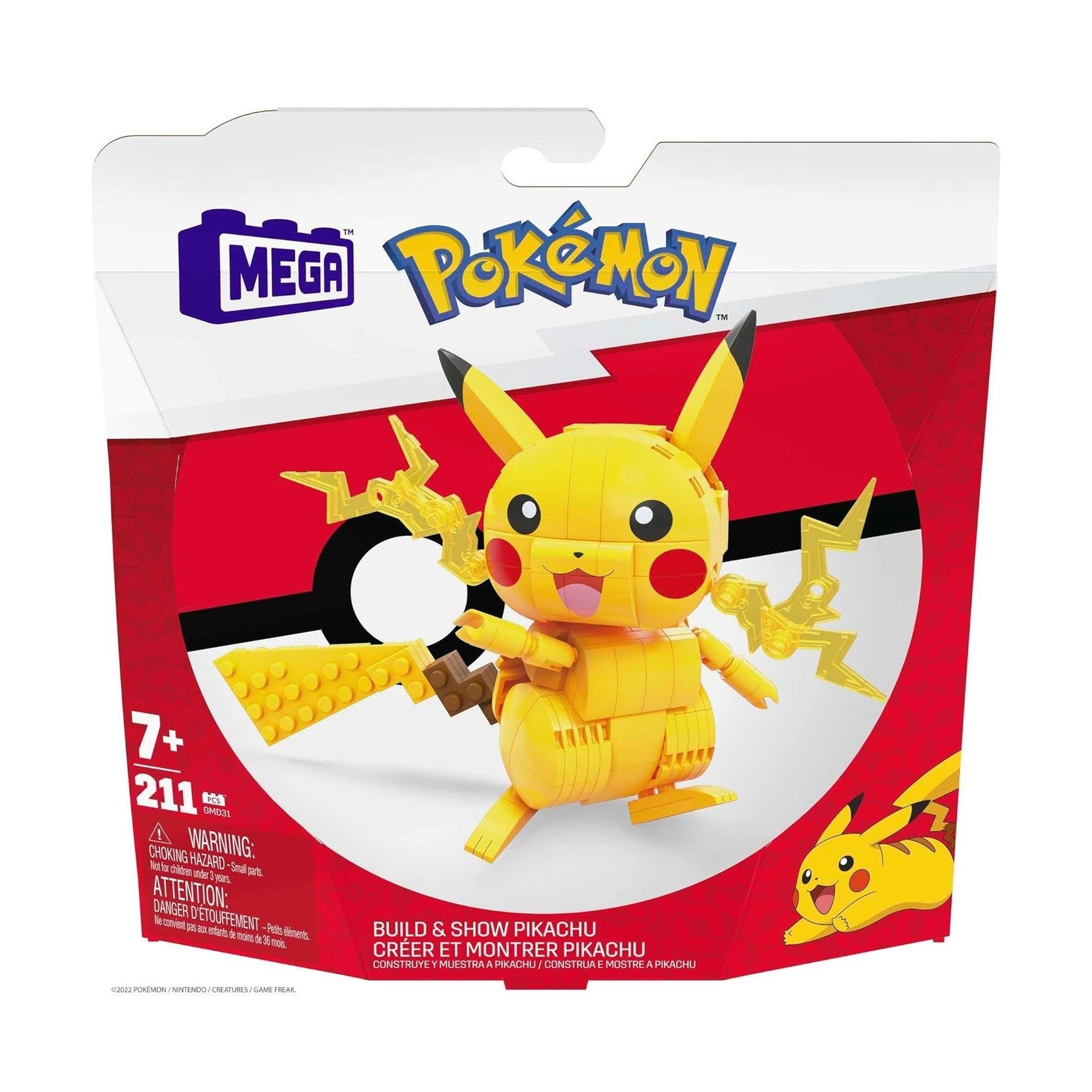 BUILD & SHOW PIKACHU by Mattel