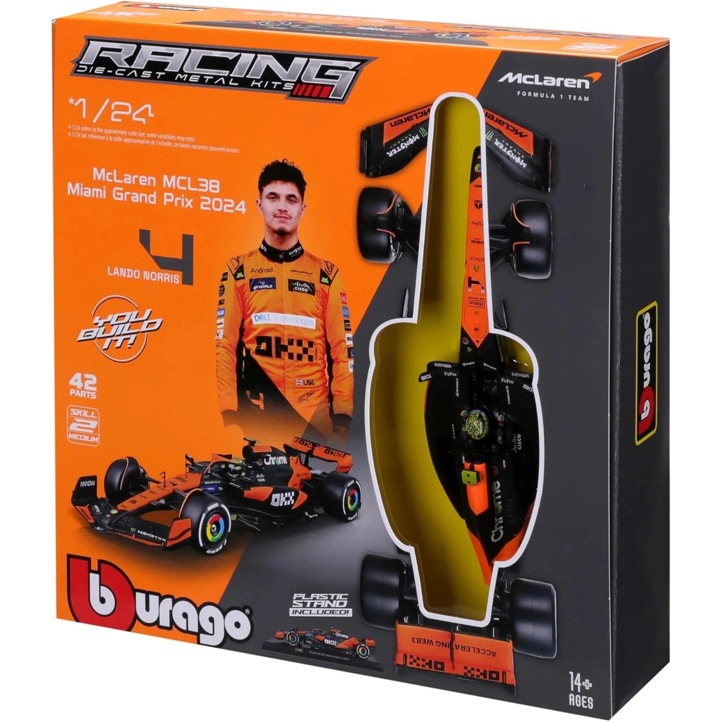 BURAGO MODEL KIT MCLAREN MCL38 Norris F1 by BURAGO