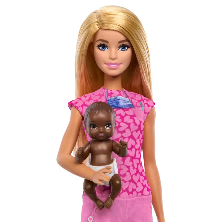Barbie Baby Doctor Doll With Blonde Fashion Doll by Mattel