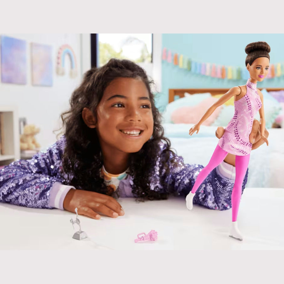 Barbie Careers Figure Skater Doll & Accessories by Mattel