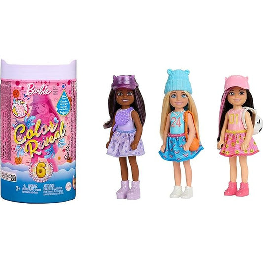 Barbie Chelsea Color Reveal Small Doll & Accessories by Mattel