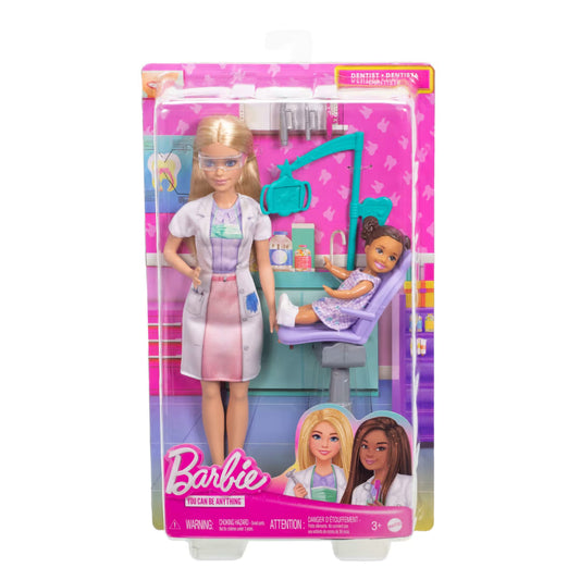 Barbie Dentist Doll With Blonde Fashion Doll by Mattel