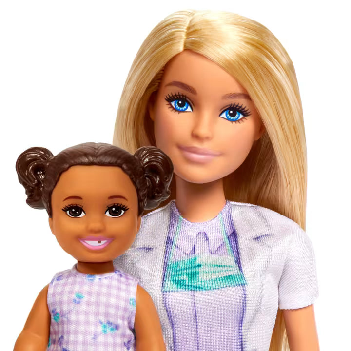 Barbie Dentist Doll With Blonde Fashion Doll by Mattel