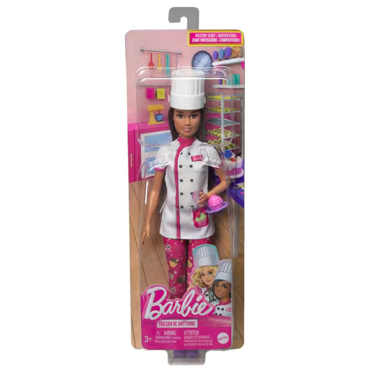 Barbie Doll & Accessories, Career Pastry Chef Doll by Mattel