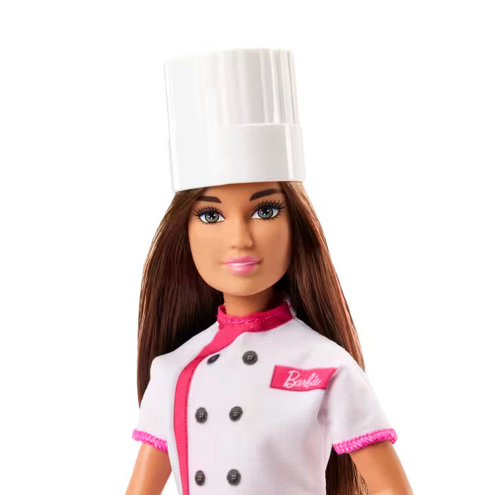 Barbie Doll & Accessories, Career Pastry Chef Doll by Mattel