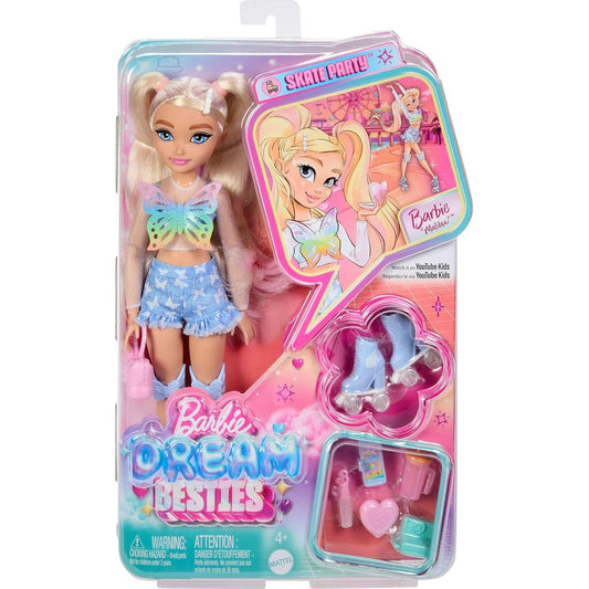 Barbie Dream Besties "Malibu” Posable Roller Skating Fashion Doll by Mattel