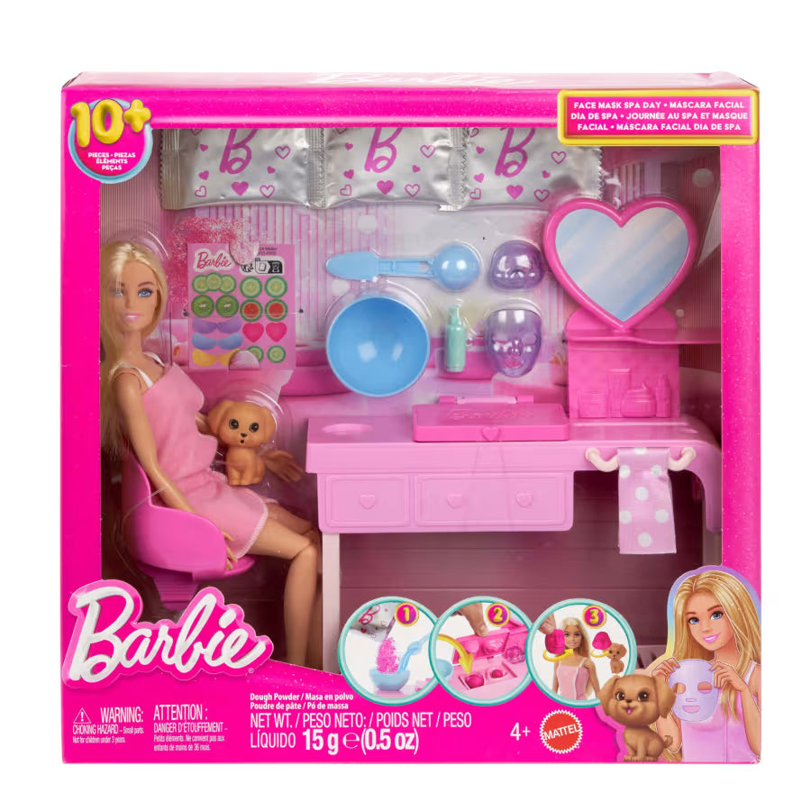 Barbie Face Mask Playset by Mattel