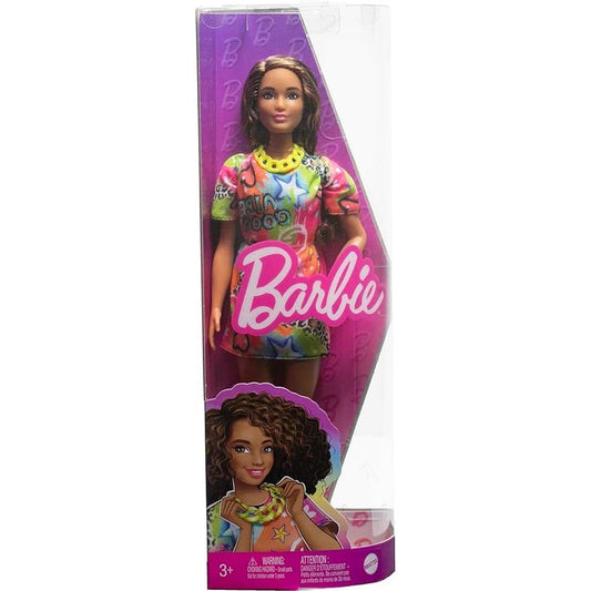 Barbie Fashionistas Doll , Athletic Body with Curly Brunette Hair by Mattel