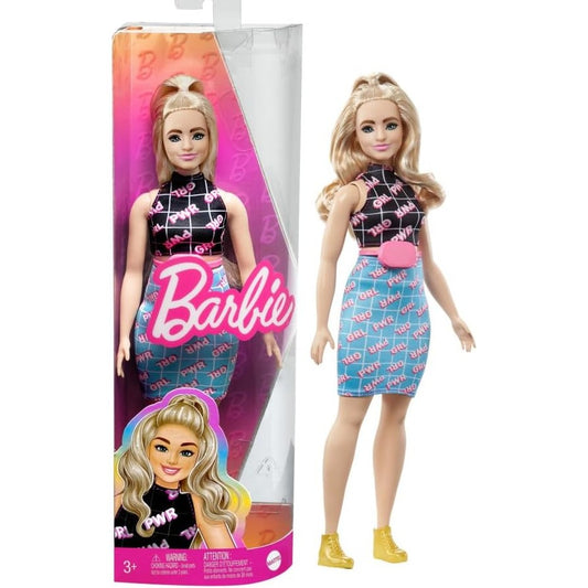 Barbie Fashionistas Doll, Curvy with Blonde Hair by Mattel