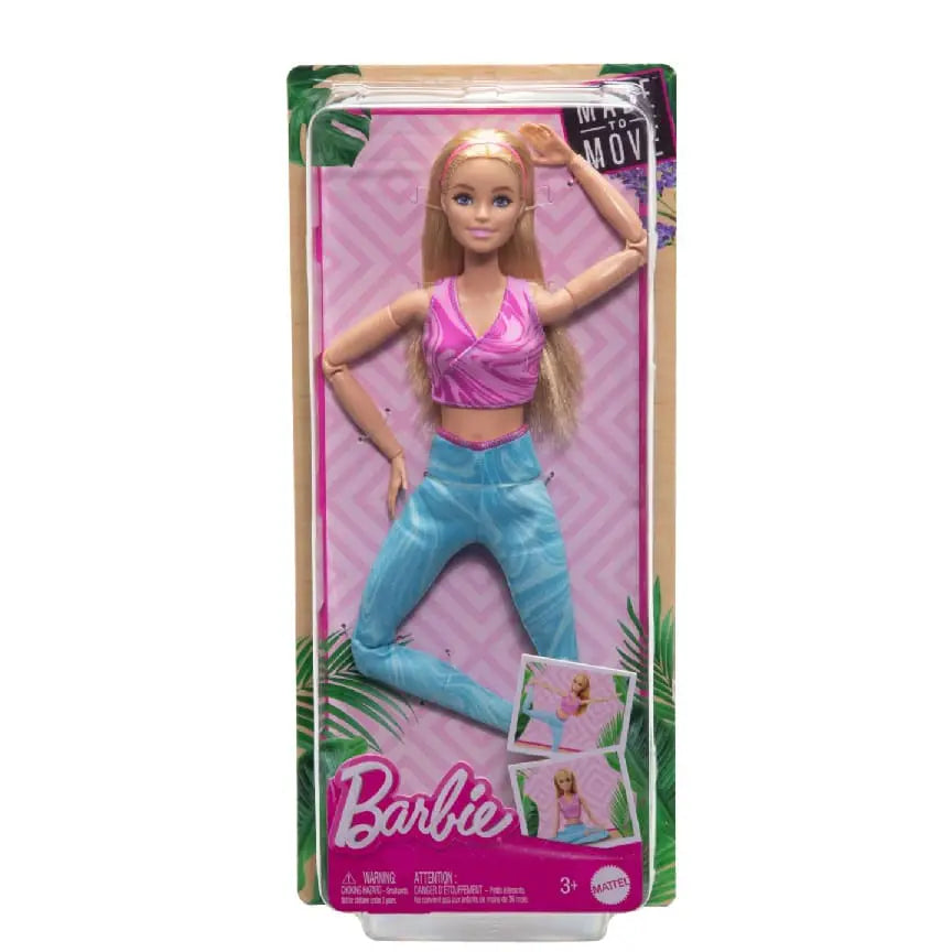 Barbie Made To Move Fashion Doll – Blonde by Mattel