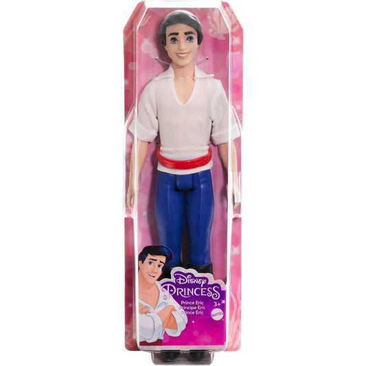 Barbie Mattel Disney Princess Toys, Prince Eric Posable Fashion Doll in Signature Outfit by Mattel