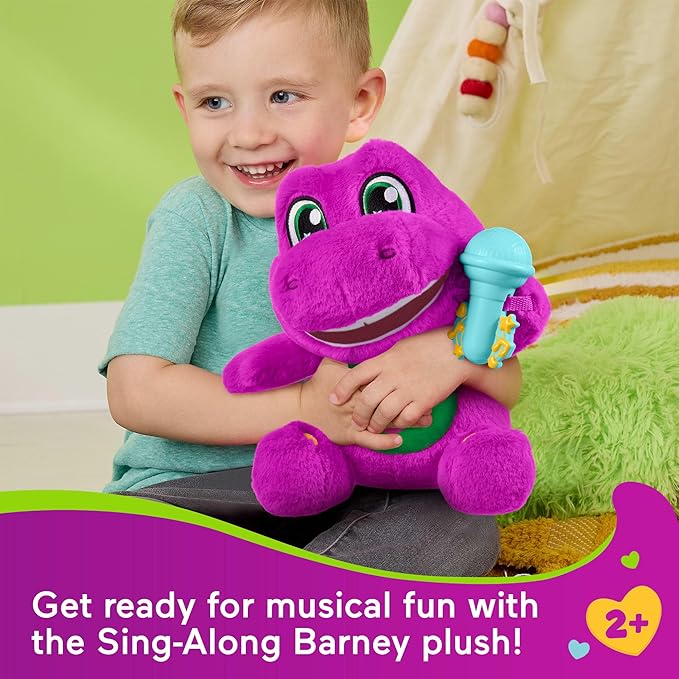 Barney Fisher-Price Tall Plush Toy by Fisher-Price
