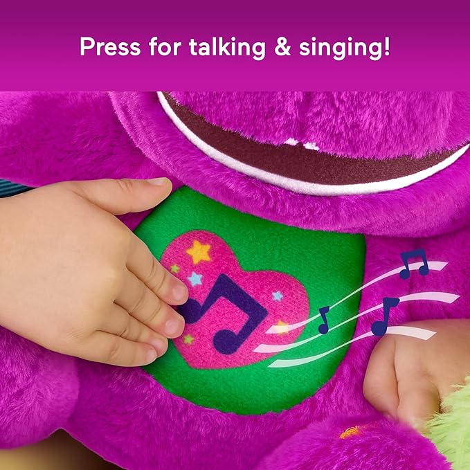 Barney Fisher-Price Tall Plush Toy by Fisher-Price