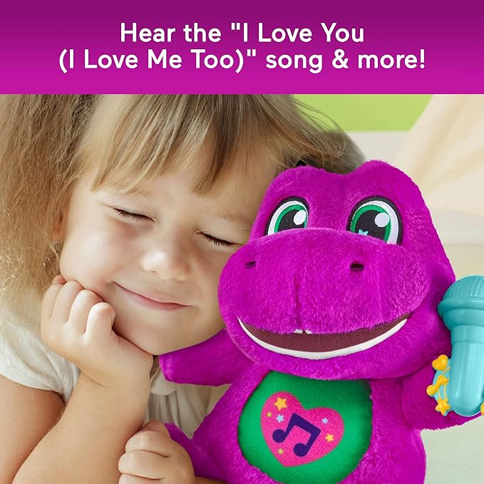 Barney Fisher-Price Tall Plush Toy by Fisher-Price