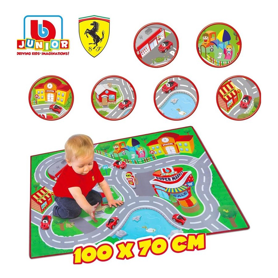 Bburago Animal BB Junior Ferrari City PLAYMAT by Burago