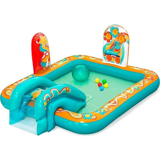 Bestway 1.93m x 1.52m x 74cm Retro Groove Play Center by BESTWAY