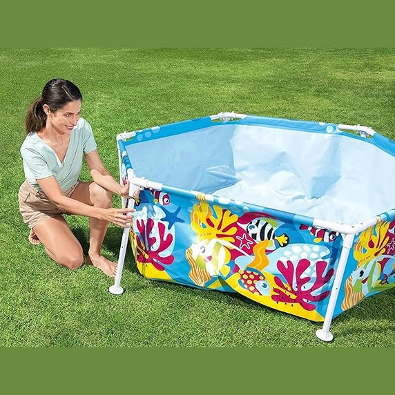 Bestway Steel Pro Above Ground Pool with Sun Shade by BESTWAY