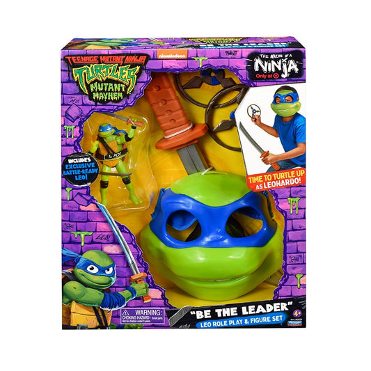 TMNT Be The Leader Leo Role Play & Figure Set by Playmates Toys