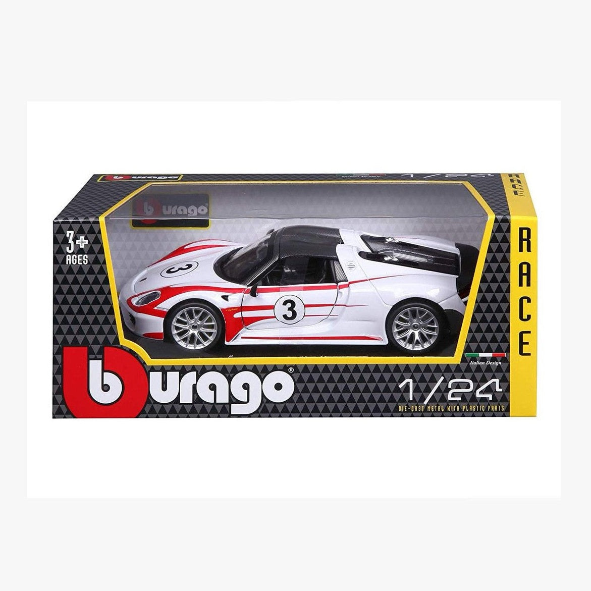 Burago 1:24 Porsche 918 Weissach by Burago