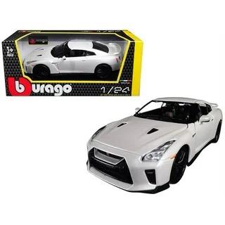 Burago 1/24 Scale Diecast 2017 Nissan GT-R - White by Burago