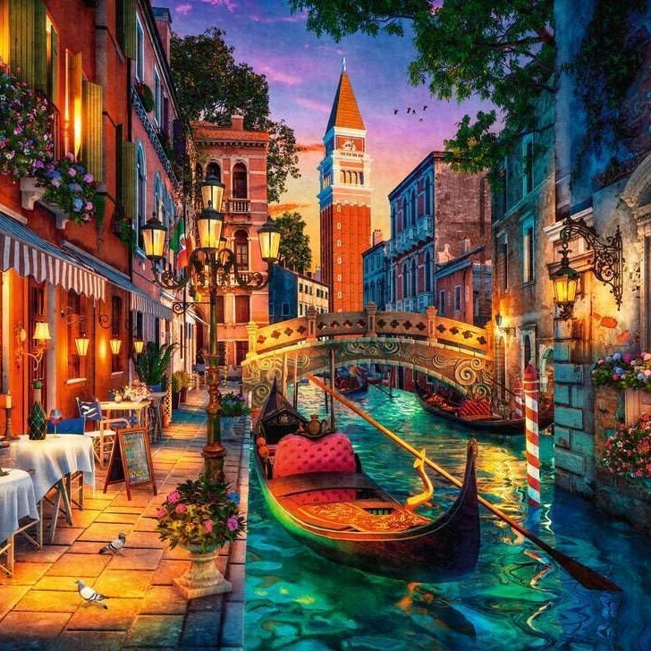 CANAL CRUISE IN VENICE 1000PCS by Ravensburger