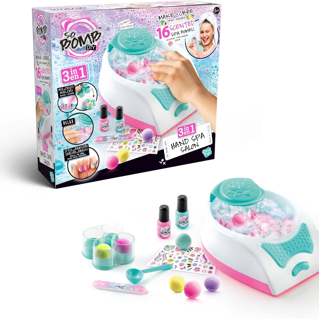 CANAL TOYS 3 IN 1 HAND SPA SALON by Canal Toys