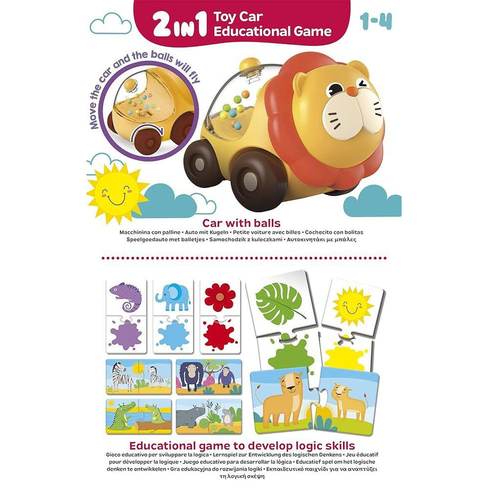 CAORITNA BABY 2in1 BABY CAR & LOGIC by Lisciani