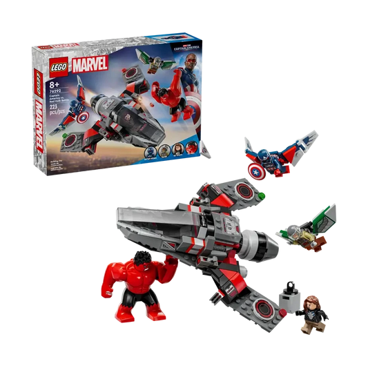 LEGO CAPTAIN AMERICA VS RED HULK BATTLE (76292) by LEGO