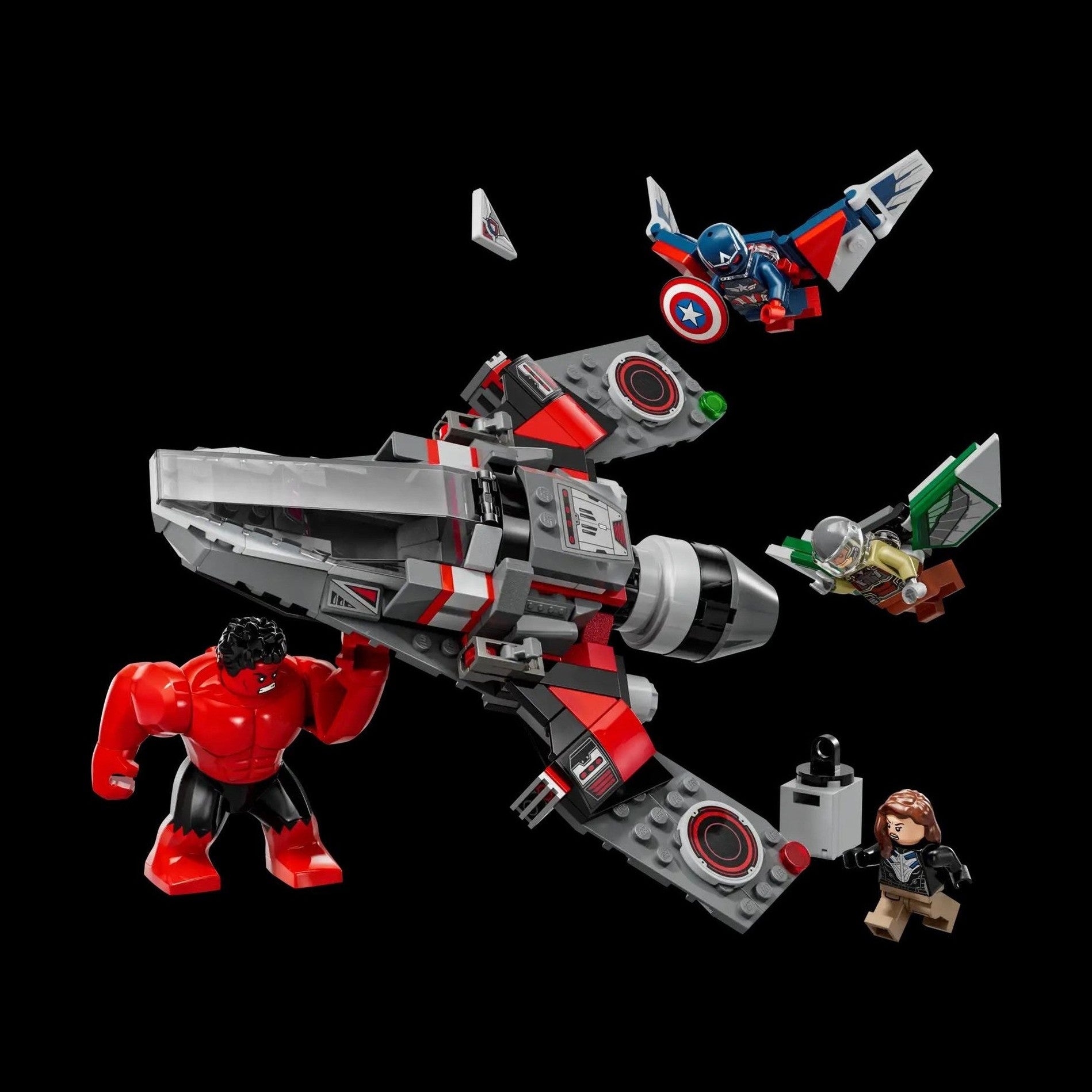LEGO CAPTAIN AMERICA VS RED HULK BATTLE (76292) by LEGO