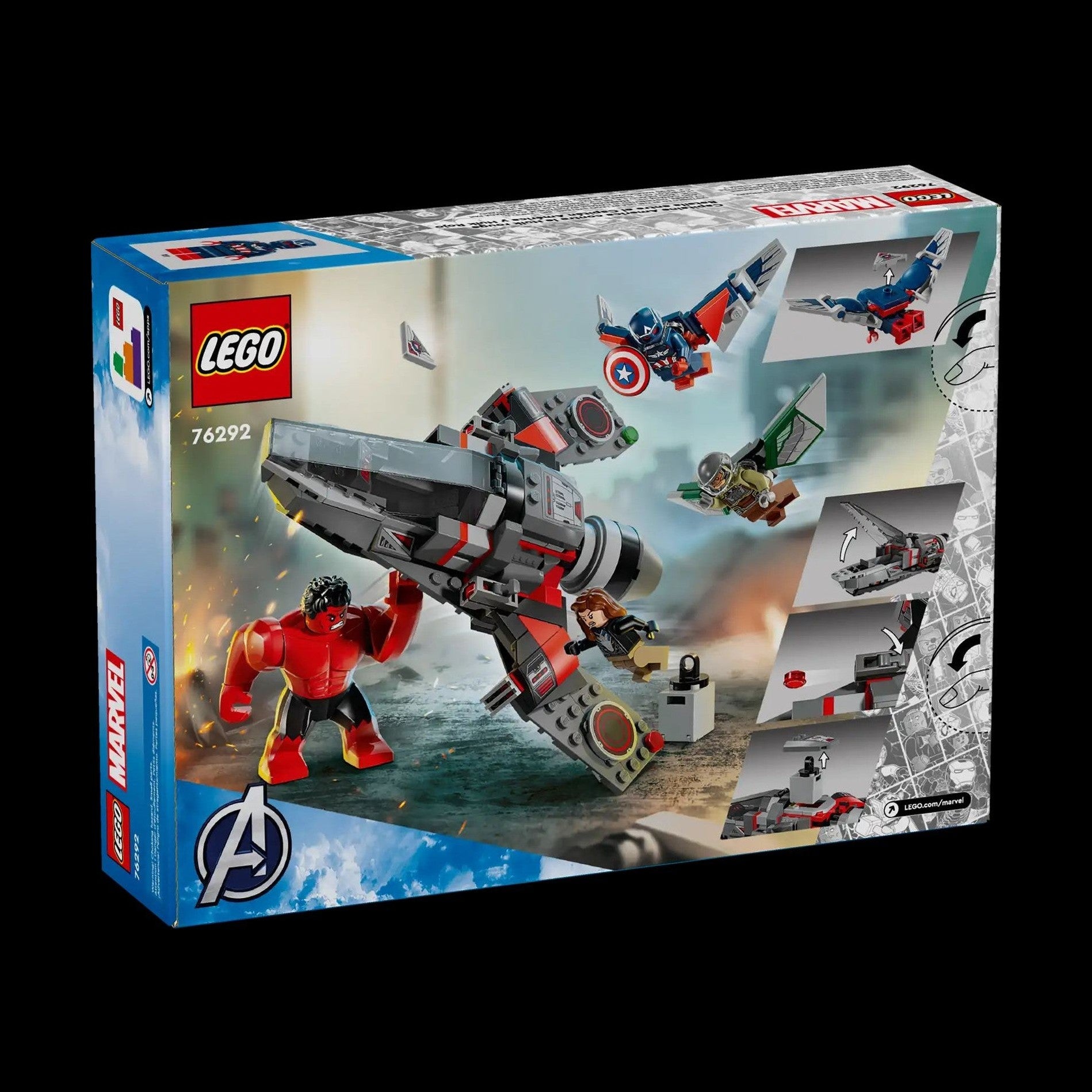 LEGO CAPTAIN AMERICA VS RED HULK BATTLE (76292) by LEGO