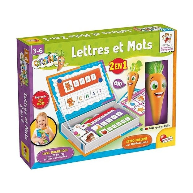 CAROTINA 2-in-1 LETTRES ET MOTS by Lisciani