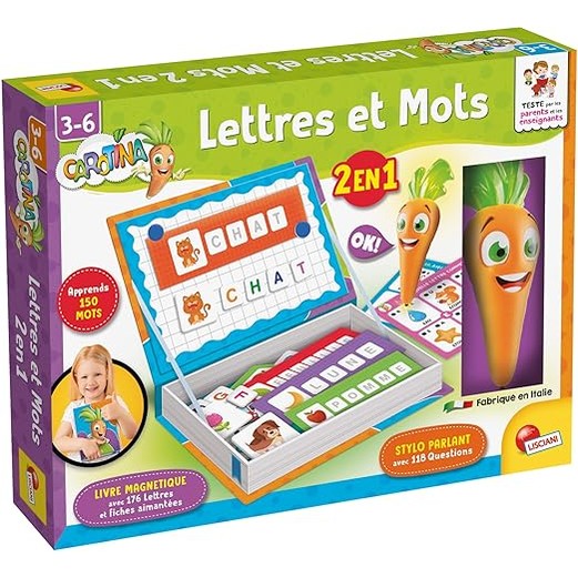 CAROTINA 2-in-1 LETTRES ET MOTS by Lisciani