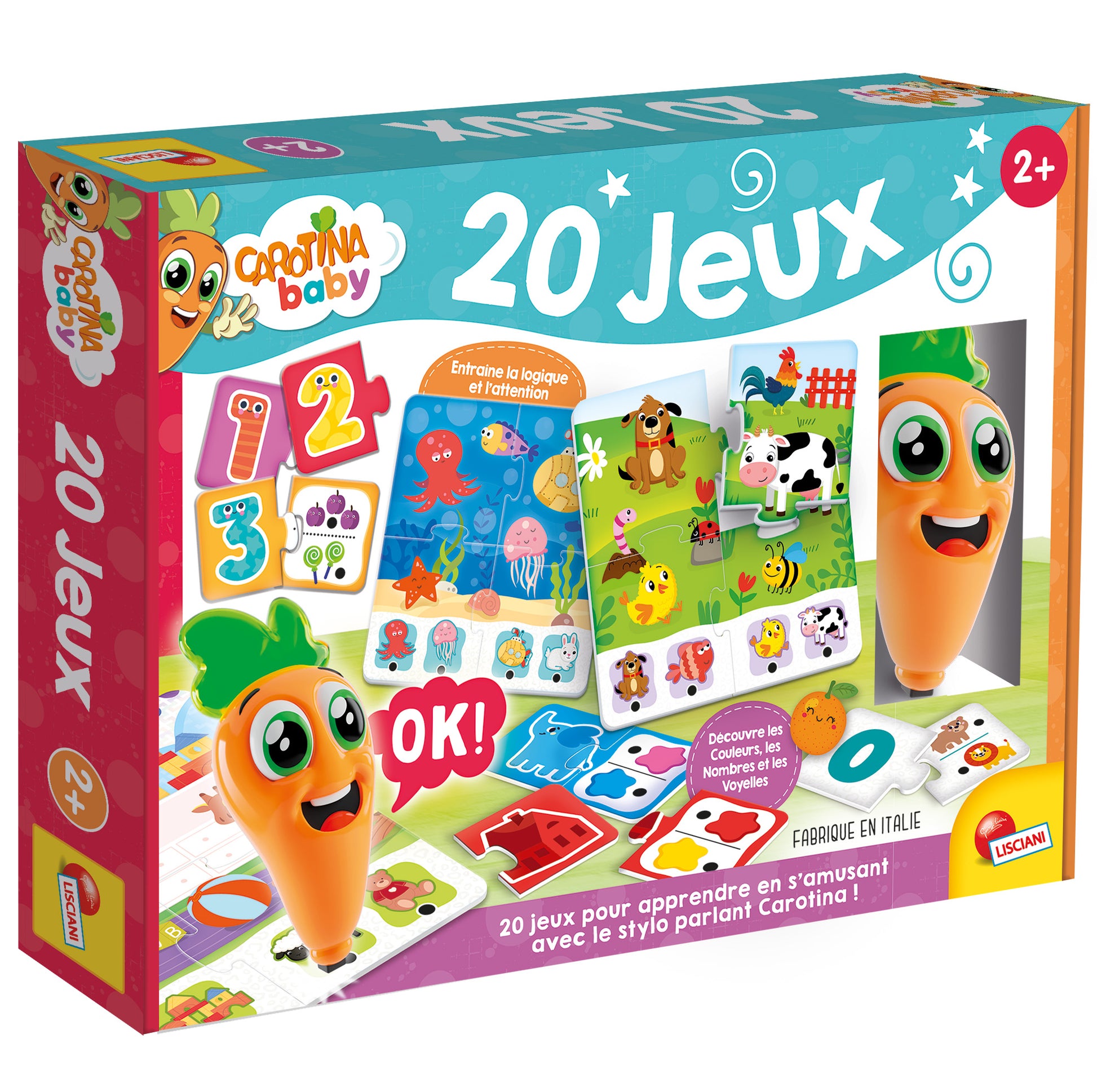 CAROTINA 20 JEUX by Lisciani