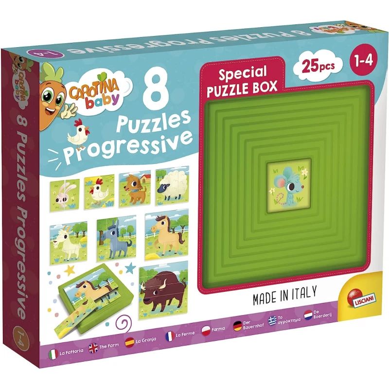 CAROTINA 8 PUZZLES PROGRESSIVE by Lisciani