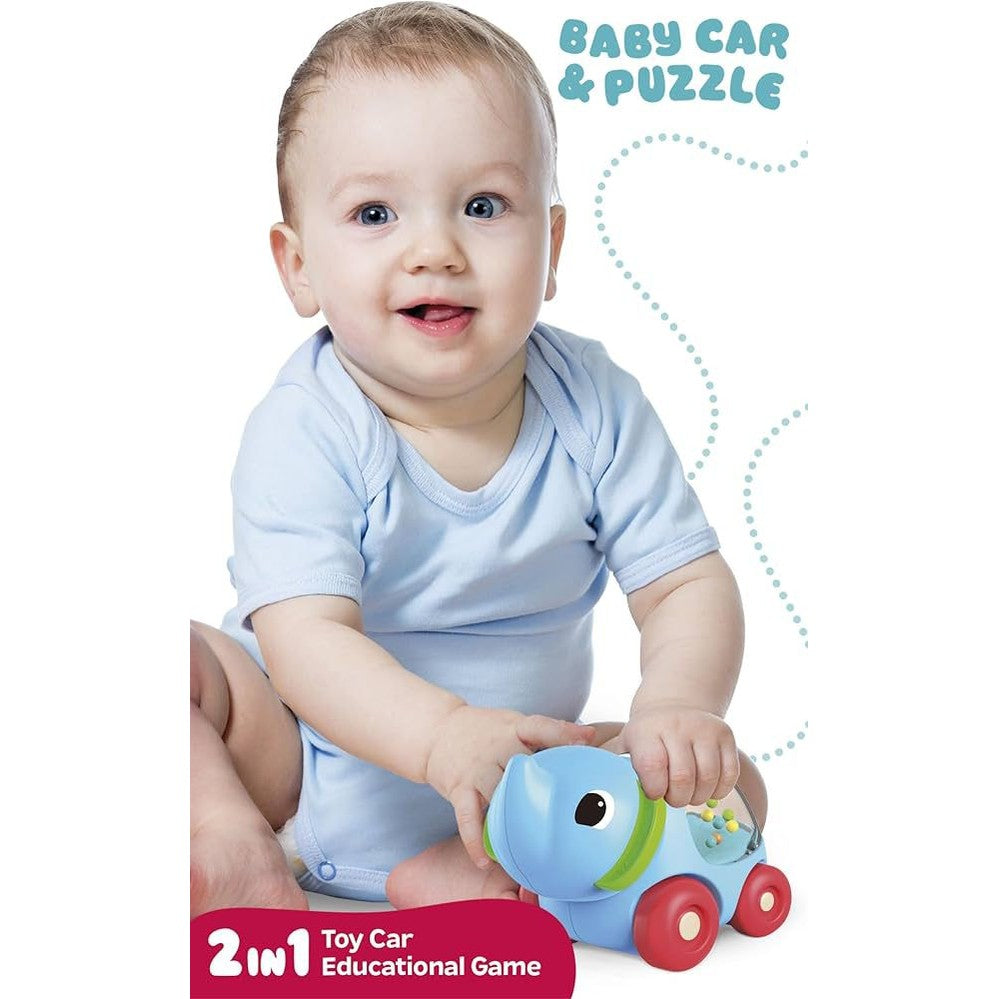 CAROTINA BABY 2in1 BABY CAR & PUZZLE by Lisciani