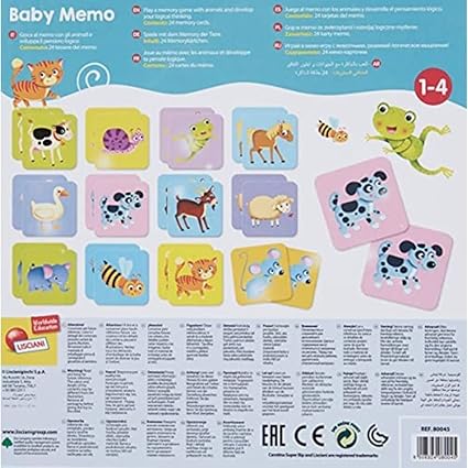 CAROTINA BABY Baby Memo Les Animaux by Lisciani