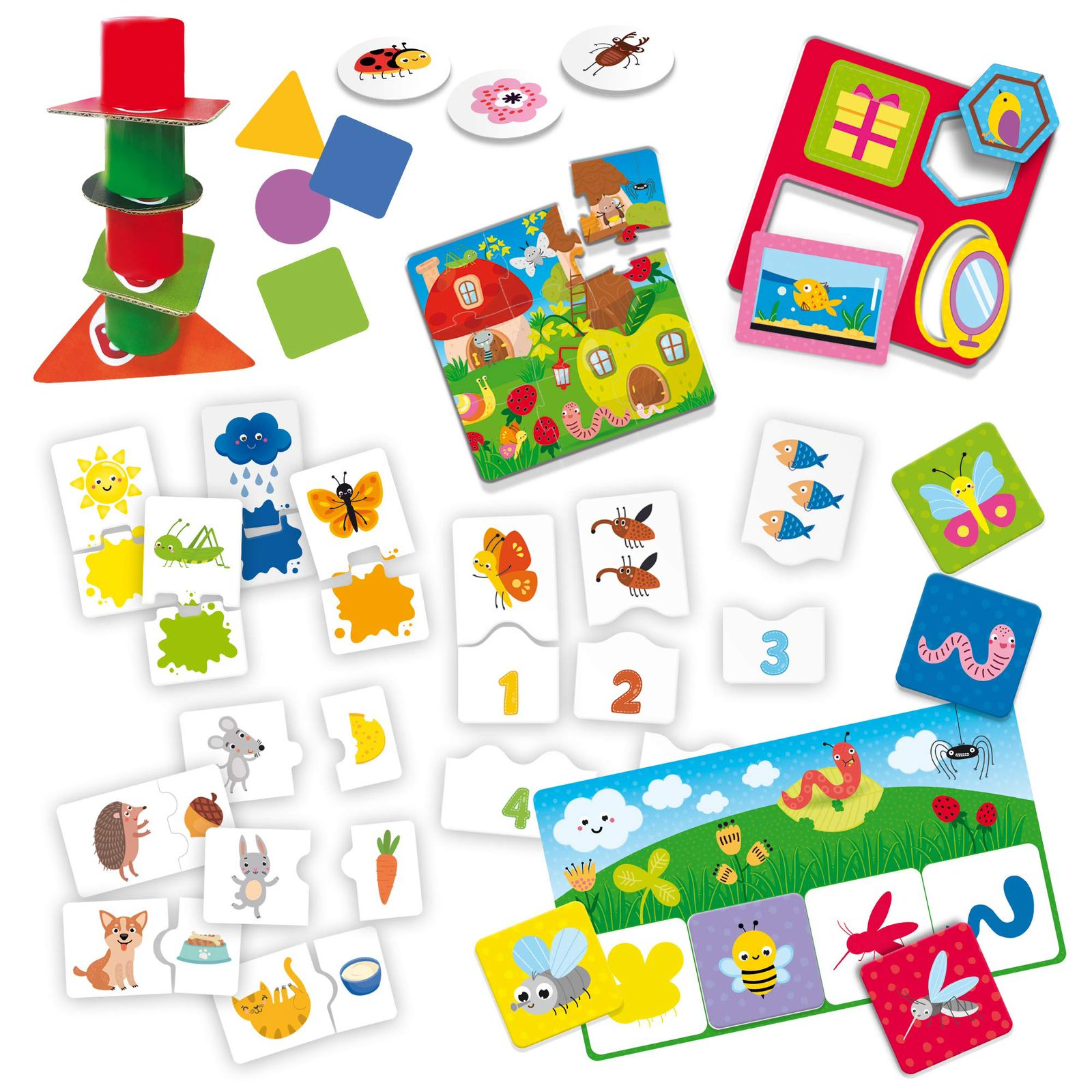 CAROTINA BABY EDUCATIONAL GAME COLLECTION by Lisciani
