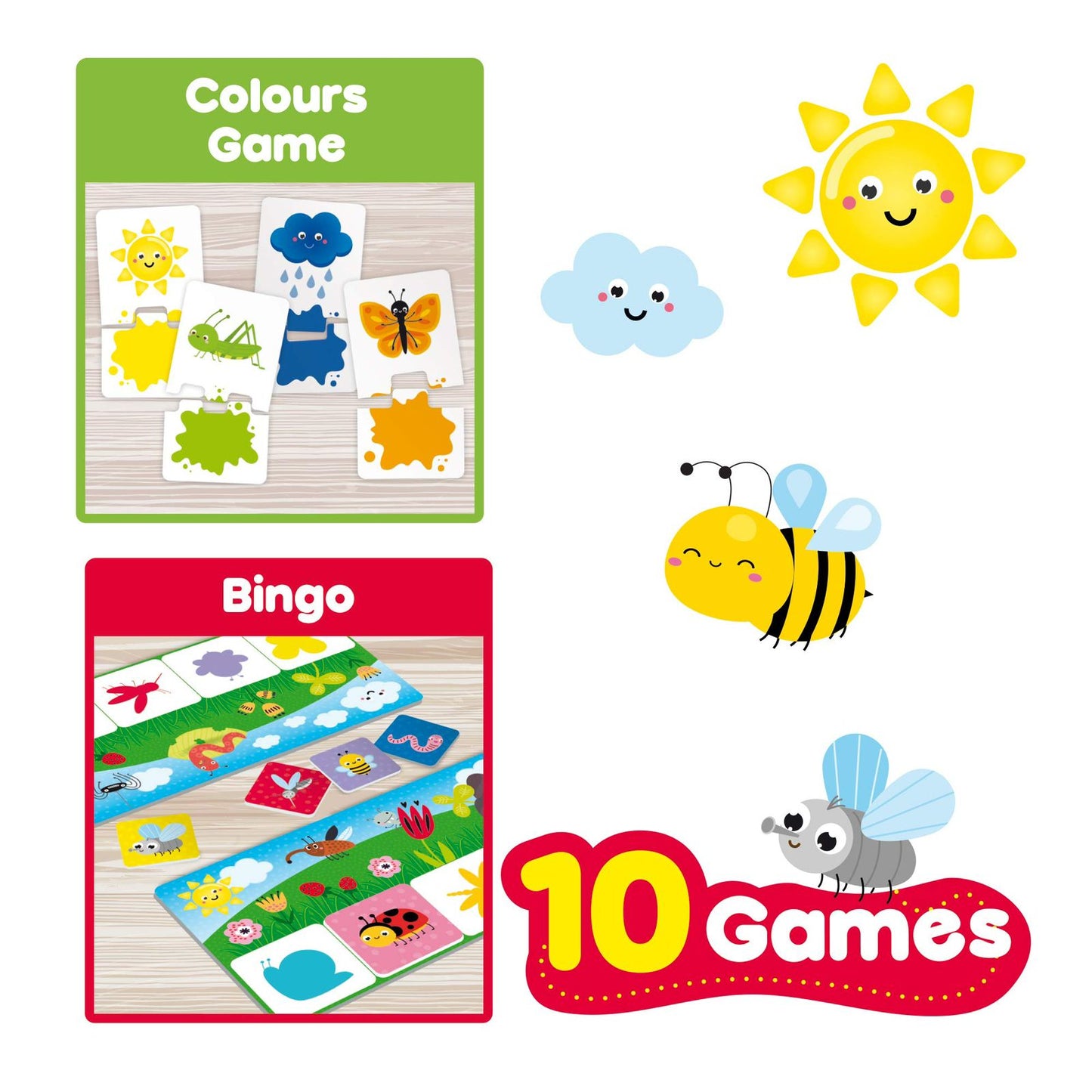 CAROTINA BABY EDUCATIONAL GAME COLLECTION by Lisciani