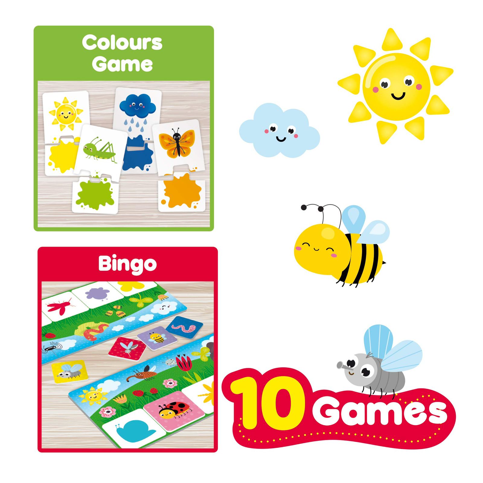 CAROTINA BABY EDUCATIONAL GAME COLLECTION by Lisciani