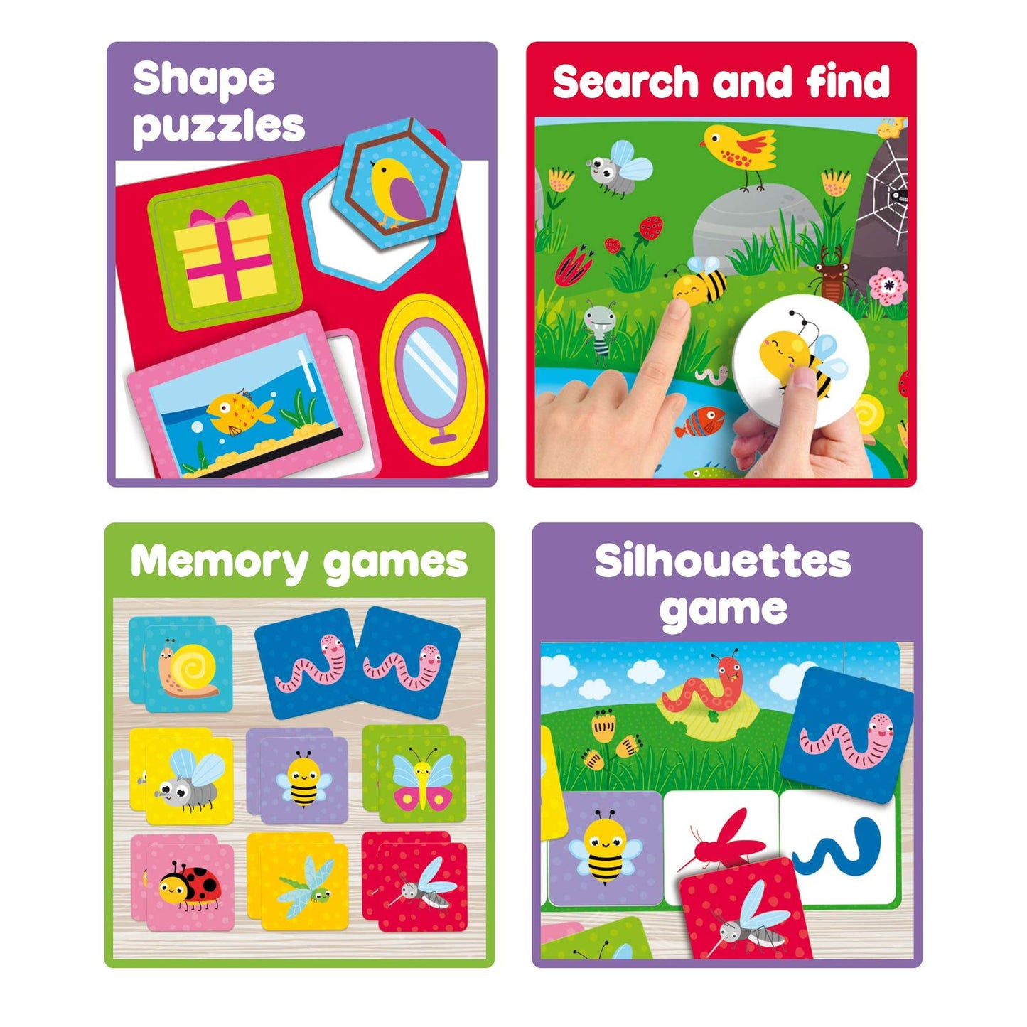 CAROTINA BABY EDUCATIONAL GAME COLLECTION by Lisciani