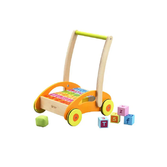 CLASSIC WORLD BABY WALKER WITH BLOCKS by Classic World