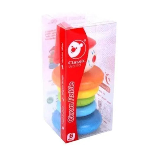 CLASSIC WORLD CLOWN RATTLE by Classic World