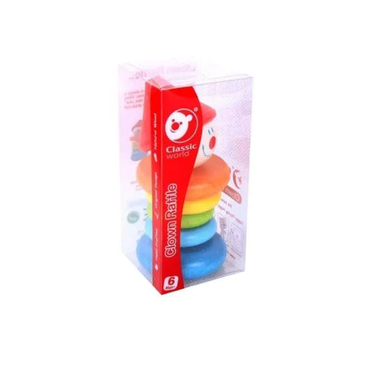 CLASSIC WORLD CLOWN RATTLE by Classic World
