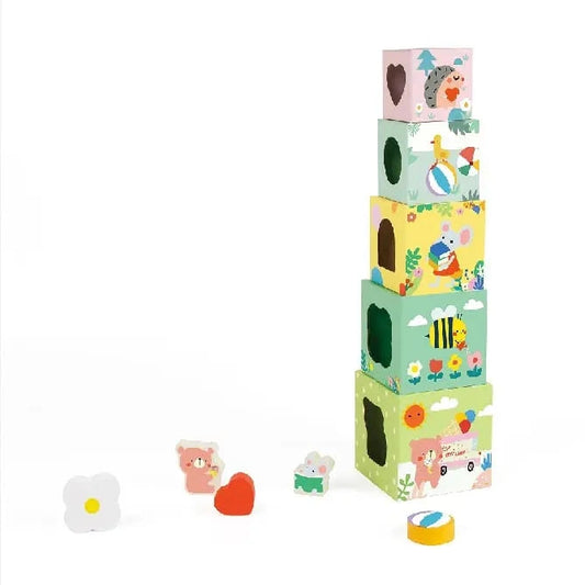 CLASSIC WORLD FOREST STACKING CUBES by Classic World