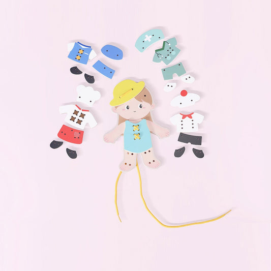 CLASSIC WORLD MY JOB LACING TOY (GIRL) by Classic World