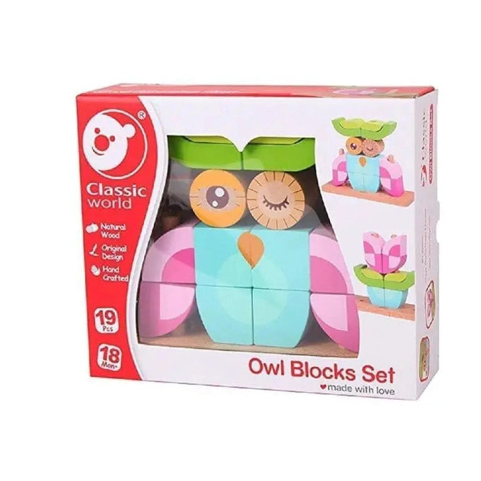 CLASSIC WORLD OWL BLOCKS SET by Classic World