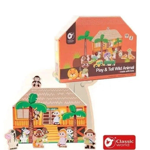 CLASSIC WORLD PLAY & TELL WILD ANIMAL by Classic World