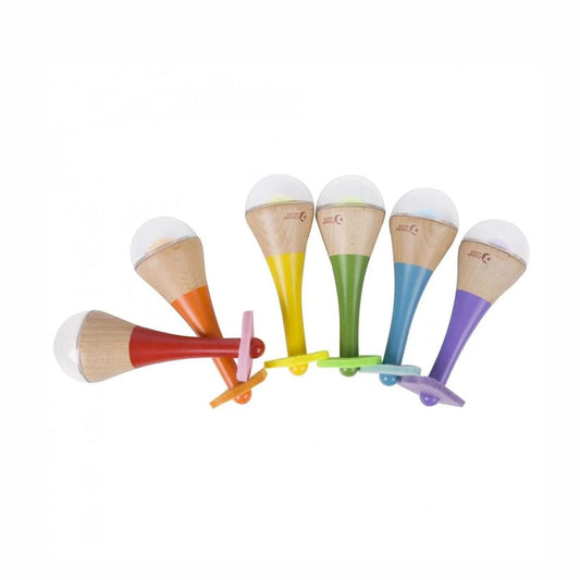 CLASSIC WORLD – RAINBOW MARACAS – ASSORTED by Classic World